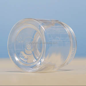 <span class=keywords><strong>EN</strong></span> STOCK MOQ BAJO LISTO PARA ENVIAR Tarro de Crema Redondo Transparente de Plástico PET Vacío al por Mayor de 60g con Tapa Negra para Envasado de Cosméticos - Product Image 5