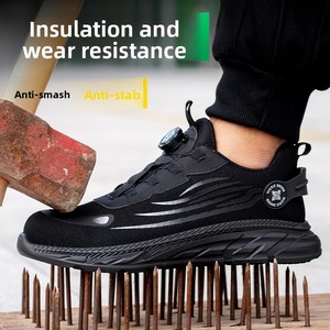 DF Outdoor Insulation Outsole Anti Stab Steel <b>Toe</b> <b>Cap</b> Anti Smash Safety Shoes Stock Wholesales - Product Image 3