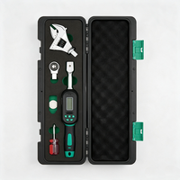 Clé dynamométrique numérique interchangeable Myway MWYJ3-30 9*12mm 3-60Nm en alliage d'aluminium avec affichage LCD et signal sonore lumineux, entraînement 1/4 pouce