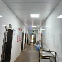 Panneau lumineux LED intégré moderne pour plafond suspendu, bureau commercial