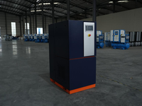 Compresor de Aire de Tornillo Rotativo Estacionario de 7.5kw, Ahorro de Energía, 8 Bar, Industrial, con Secador de Aire y Tanque, Certificado CE