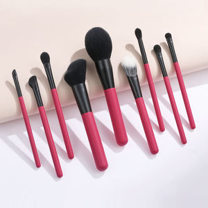 Ensemble de pinceaux de maquillage en poudre pour <span class=keywords><strong>fard</strong></span> <span class=keywords><strong>à</strong></span> paupières en cheveux synthétiques doux avec manche en bois personnalisé outils cosmétiques de luxe - Product Image 2