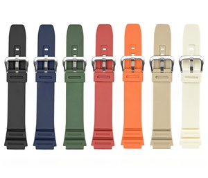 Bracelet de montre en caoutchouc pour modèles G-SHOCK à boîtier carré AE-1200/1300/W-216H/SGW-400, avec bracelets de 18 mm - Product Image 1