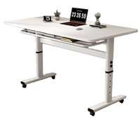Bureau d'ordinateur imprimé pliable étudiant bureau d'écriture maison enfants Table d'étude bureau établi pour enfants pour enfants et étudiants