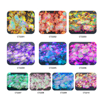 Paillettes de caméléon en vrac directement de l'usine, paillettes pour ongles, résine époxy, paillettes de mica, pigment pour l'art des ongles