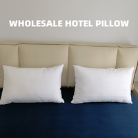 Oreiller d'hôtel en peluche à maintien optimal, facile d'entretien, avec deux options de fermeté et certifications de sécurité pour un sommeil réparateur
