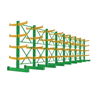 Ayarlanabilir Çelik Boru Depolama Rafı Ağır Yük Cantilever Raf Sistemi Özel Yüksek Yük Taşıma Kapasiteli Depo Cantilever Raf Sistemi - Product Image 1