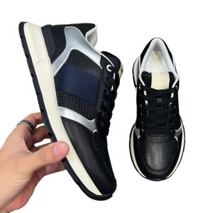 Zapatos de Hombre Elegantes de Cuero de Alta Calidad, Zapatos Deportivos de Diseño de Lujo para Hombre y Mujer, Zapatos Casuales Modernos para Caminar - Product Image 1