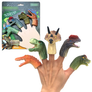 Hot Sale Walking Dinosaurier Puppe Walking Dinosaurier Puppen 1 Kopf 4 Fuß Simulation Dinosaurier <span class=keywords><strong>Finger</strong></span> Puppe Set - Product Image 2