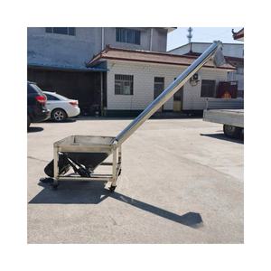 Toz ve Un için Gıda Sınıfı Paslanmaz Çelik Spiral Vidalı Konveyör 300kg Taşıma Kapasitesi 220V/380V - Product Image 1