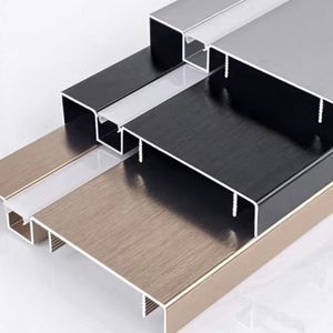 <span class=keywords><strong>Plinthe</strong></span> en acier inoxydable à montage en surface avec rainure pour éclairage LED, <span class=keywords><strong>plinthe</strong></span> en aluminium éclairée avec bande LED - Product Image 4