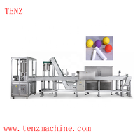 Machine de remplissage de bâtonnets déodorants et baumes à lèvres TENZ entièrement automatique, électrique, à commande PLC, 6 buses, nivea maybelline