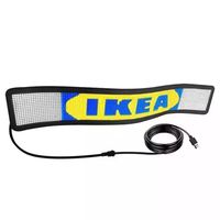 Señal LED programable Tienda en línea P4 Panel RGB interior flexible Pantalla Led suave Tienda de automóviles Tablero de publicidad electrónica