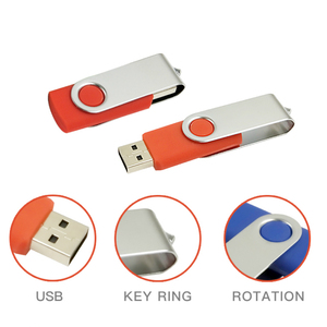 Memoria USB 2.0 Giratoria Personalizada con Capacidades de 128MB-1TB, Nuevas Memorias USB de 2G 4G 8G 16G 32G 64G 128G, Pendrive, Unidad Flash USB - Product Image 3