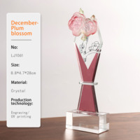 Trophée étoile vierge personnalisé de vente directe d'usine de conception spéciale Plaque de coupe Crystal Liuli Awards Trophée vierge