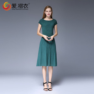 Neue Produkt Frauen Damen Casual Neue Mode Kleid Designs Kleid Mit Halben Hülse - Product Image 2
