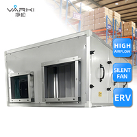Pompe à chaleur commerciale 16000 CMH ERV pour ventilation d'air frais avec filtration à 99,9 %, HRV monté au plafond pour projets de ventilation d'atelier