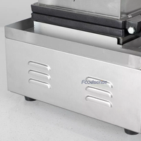 Gaufrier à 6 pièces Commercial, machine à gaufres pour hot-dog/machine à gaufres pour sucettes belge