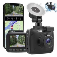 Caméra embarquée Goobsafe V53S 4K avant 6G 2160P double enregistrement 170° écran IPS 2.0 WiFi GPS en option 256 Go DVR voiture vente en gros