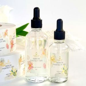 Étiquettes transparentes semi-imperméables pour bouteilles, étiquettes pour pots cosmétiques, autocollants avec logo transparent, impression personnalisée, autocollant transparent - Product Image 6