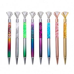 Nice Soft Rose Gold Trims Gloss Hotel Metal <b>Colorful</b> Rotate Ballpoint <b>Pen</b> for Birthday Wedding Gifts - Product Image 1