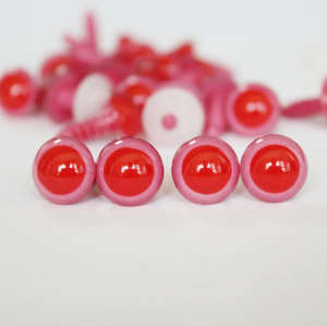 Yeux de sécurité rouges pour le crochet - Product Image 1