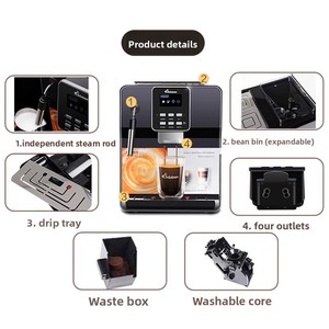Smart Freshly Ground <b>Coffee</b> <b>Machine</b> Milk Foaming Home <b>Automatic</b> Maker Tabletop Blend Household Professional Semi-<b>automatic</b> Espre - Product Image 3