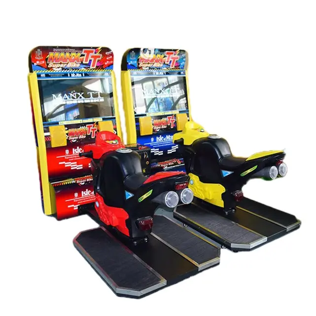 Commercio all'ingrosso a gettoni TT new racing video arcade games machine macchina da gioco a gettoni motor bike racing car simulator