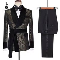 Blazer Formal Híbrido Británico-Coreano YZ, Elegante y Moderno, para Actividades Empresariales, Bodas, Ceremonias y Banquetes
