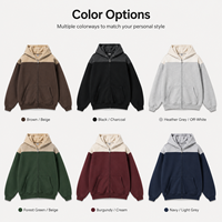 Sweat-shirt à capuche personnalisé 100 % coton molletonné pour homme, coupe oversize, épais, style streetwear printemps, marque privée