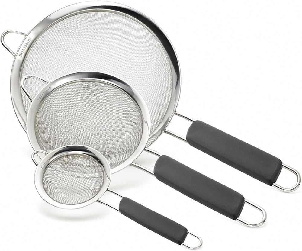 Setaccio A Maglia Fine In Acciaio Inox 304 - Diametro 14 Cm - Colino Multiuso Per Cucina