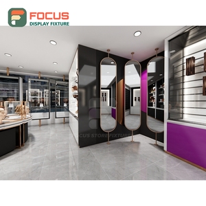 Vitrina expositora de pelucas independiente con estantes de vidrio, puerta con cerradura y múltiples cajones para exhibir cabello humano - Product Image 4