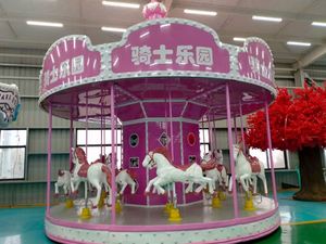 Manège pour enfants sécurisé, structure en acier galvanisé, rotation lente et stable, sortie d'urgence, attraction pour crèches et aires de jeux intérieures - Product Image 4