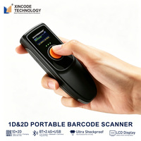 Escáner de Código de Barras Portátil Inalámbrico Xincode, Lector de Códigos de Barras USB para Supermercado, para Inventario GT-680D