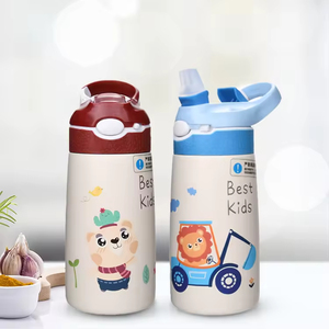 Borraccia Termica <span class=keywords><strong>per</strong></span> Bambini con Beccuccio a Forma di Anatra, Bottiglia d'<span class=keywords><strong>Acqua</strong></span> Portatile in <span class=keywords><strong>Acciaio</strong></span> Inossidabile - Product Image 1