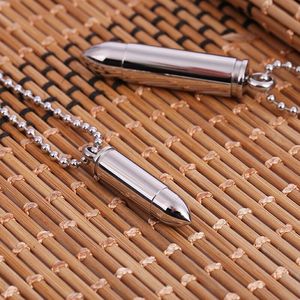 Kalung Pet Mens Jewelry berbentuk silinder yang dapat dibuka, terbuat dari baja tahan karat, untuk menyimpan abu jenazah, sebagai liontin kenang-kenangan. - Product Image 3