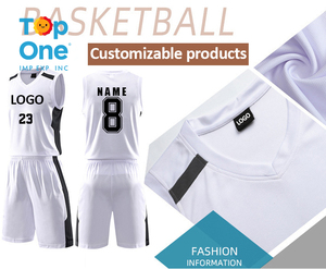 TopOne personalizable de talla grande para niños y jóvenes, camiseta para niños, pantalones cortos, Jersey, conjuntos de uniformes de equipo de baloncesto - Product Image 3