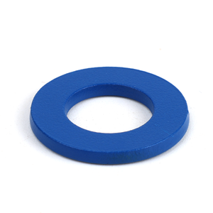 <span class=keywords><strong>Rondelle</strong></span> <span class=keywords><strong>plate</strong></span> métrique en acier inoxydable 316 avec revêtement PTFE, surface en téflon bleu, <span class=keywords><strong>rondelle</strong></span> simple - Product Image 5