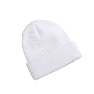 หมวกบีนนี่ไหมพรมสีพื้นสำหรับผู้หญิงและผู้ชาย  ขายส่งสำหรับฤดูใบไม้ร่วงและฤดูหนาว มีสินค้าในสต็อก ให้ความอบอุ่น - Product Image 4