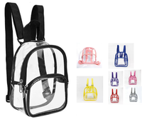 Sac à dos transparent en PVC personnalisé, vente en gros, ODM, OEM, nouvelle qualité, imperméable, petit, moyen, grand, unisexe, pour l'école, les livres, les ordinateurs portables