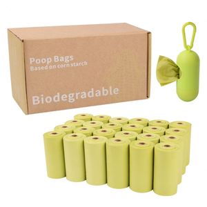 Sacs à déjections pour animaux de compagnie en gros – Écologiques avec distributeur, anti-fuite, biodégradables, pour chiots - Product Image 1