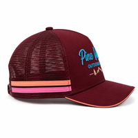 Gorras Casuales de Alta Calidad de 5/6 Paneles, Gorras Snapback Transpirables con Logotipo Bordado Personalizado, Gorras Trucker