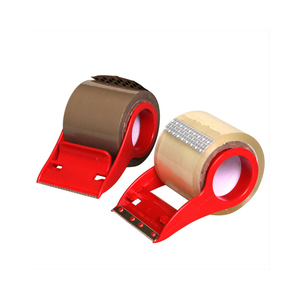 Cinta de Protección para Sellado de Cajas de Cartón BULL BPT-020, Impresa Personalizada, Impermeable, Transparente, Material BOPP Marrón, Adhesivo a Presión - Product Image 3