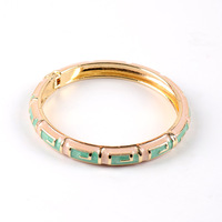 Bracelets vintage en émail à bas prix, prêts à être expédiés en gros, bijoux en alliage émaillé, bracelets simples rétro minimalistes pour les détaillants