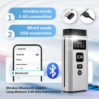 Escáner de Códigos QR Portátil JR CT3609 2D BT CMOS, Conveniente y Rápido, Batería de Alta Capacidad de 1100 mAh, Escáner de Códigos de Barras MINI Inalámbrico