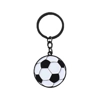 Llavero Deportivo Personalizado en Forma de Balón de Rugby/Béisbol/Fútbol/Fútbol Americano/Baloncesto, Impreso en Letterpress, Resistente al Agua