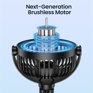 K60A 2025 Nouveau design 5000mAh Affichage LED Petit <span class=keywords><strong>ventilateur</strong></span> <span class=keywords><strong>USB</strong></span> Mini <span class=keywords><strong>ventilateur</strong></span> silencieux <span class=keywords><strong>Grand</strong></span> vent <span class=keywords><strong>Ventilateur</strong></span> pieuvre <span class=keywords><strong>Ventilateur</strong></span> de poussette pour bébé - Product Image 6