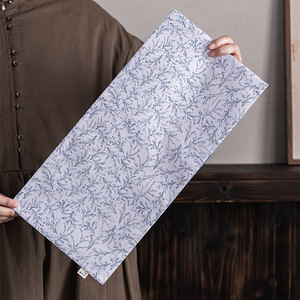 Tapis à thé rectangulaire imperméable en tissu nuage de lotus de style chinois traditionnel, pour la décoration de la maison - Product Image 5