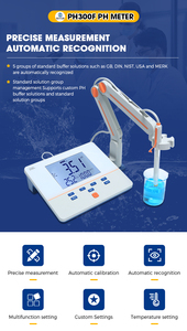 เครื่องวัดค่า PH/ORP ดิจิตอลสำหรับห้องปฏิบัติการ รุ่น PH300F พร้อมหน้าจอ LCD ความละเอียดสูงขนาด 5.7 นิ้ว และคุณสมบัติการอ่านค่าได้หลายรูปแบบ - Product Image 4