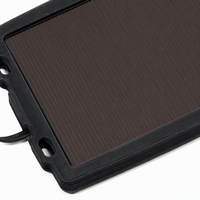 Maxsolar MAX-AM4.5 Panneau Solaire Amorphe 4,5W 18V avec Chargeur de Batterie à Efficacité de 8% et Mainteneur de Charge Lente et Pince Crocodile